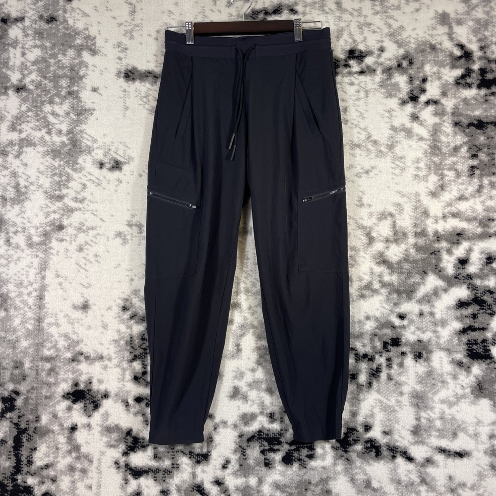 Athleta Venture Pant Womens Size 4P Black Performance Gym Training‎ Stretch